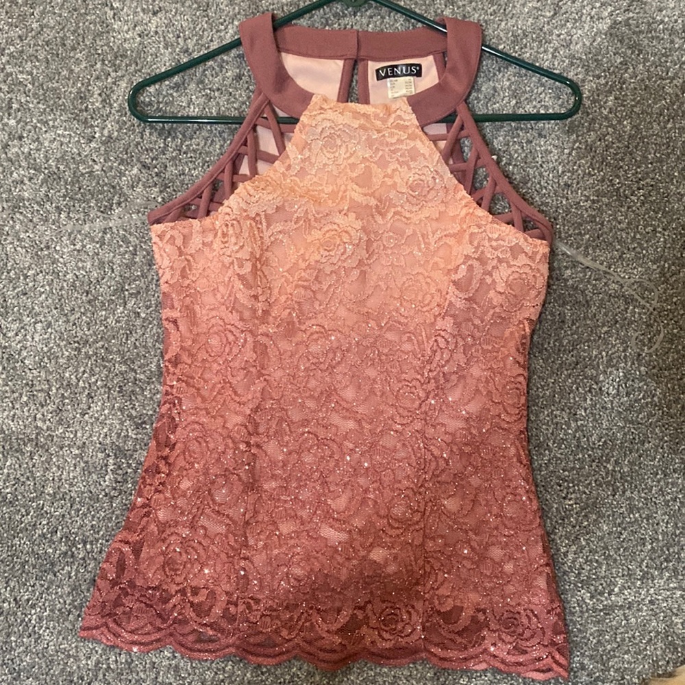 Glittery, dressy top!